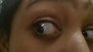 What my natural lashes look without them on